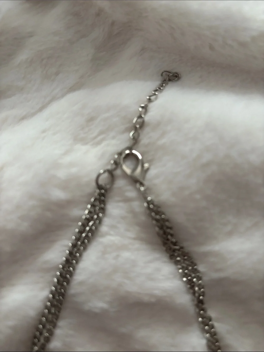 Silver Oval-Link Statement Necklace - Unbranded